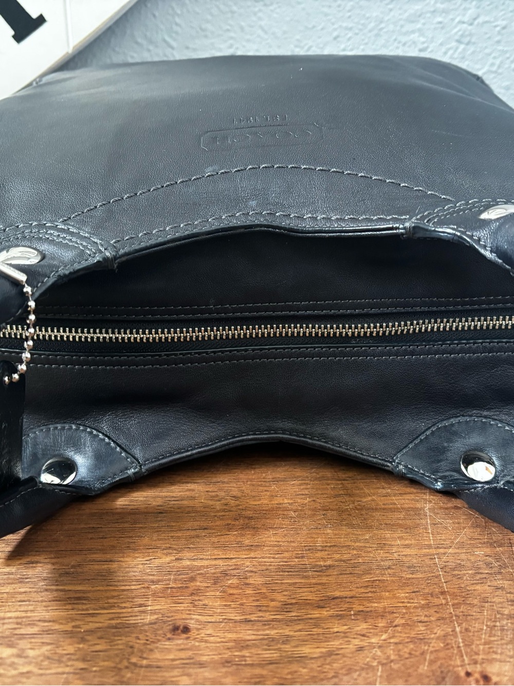 Coach Legacy Black Bleeker Tote and Legacy Wallet - Picture 5 of 14